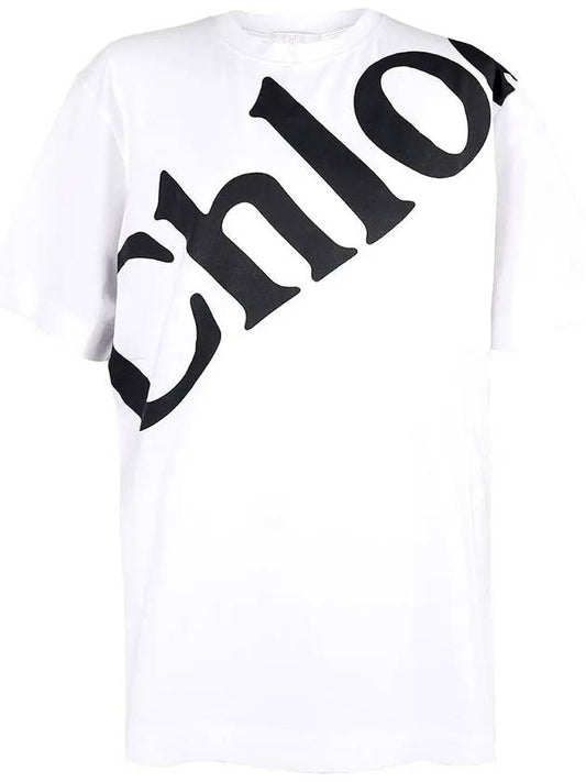 logo short sleeve t-shirt white - CHLOE - BALAAN.