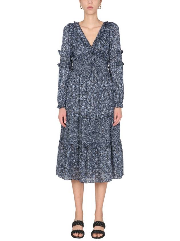 DRESS WITH FLORAL PRINT - MICHAEL KORS - BALAAN 1