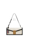 RWB Tab Canvas Shoulder Bag Black Beige - THOM BROWNE - BALAAN 2