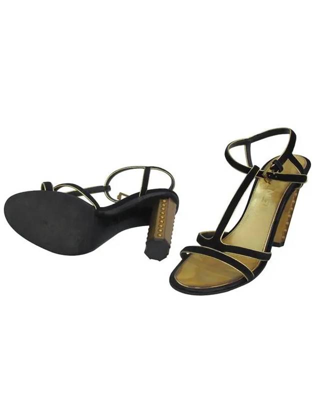 Smith Market used luxury goods black sandals women s shoes - CHANEL - BALAAN 2