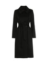 BCOLLAG Belted Wool Coat Black 2426016101 013 - MAX MARA - BALAAN 1