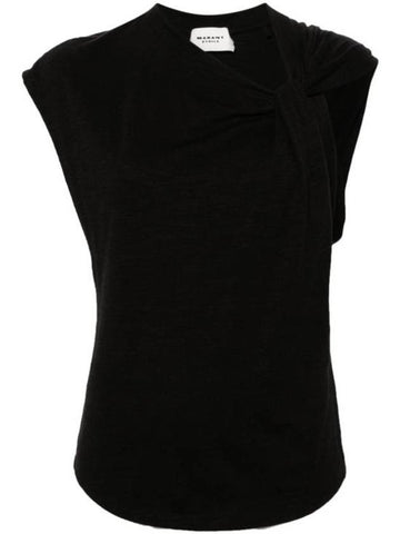 Naidali short sleeve t shirt black - ISABEL MARANT ETOILE - BALAAN 1