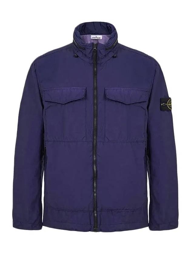 Wappen Naslan Light Watro Zip-up Jacket Dark Blue - STONE ISLAND - BALAAN 3