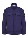 Waffen Naslan Light Watro Zip-up Jacket Dark Blue - STONE ISLAND - BALAAN 3