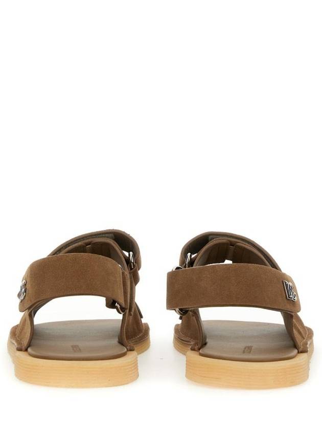 Dolce & Gabbana Suede Sandal - DOLCE&GABBANA - BALAAN 3