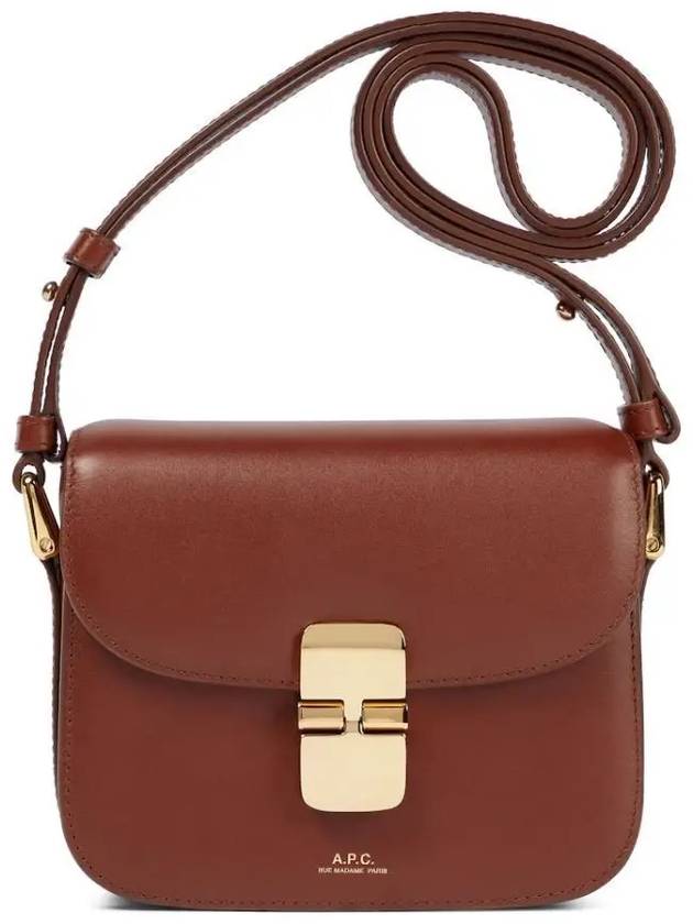 Grace Mini Cross Bag Brown - A.P.C. - BALAAN 7