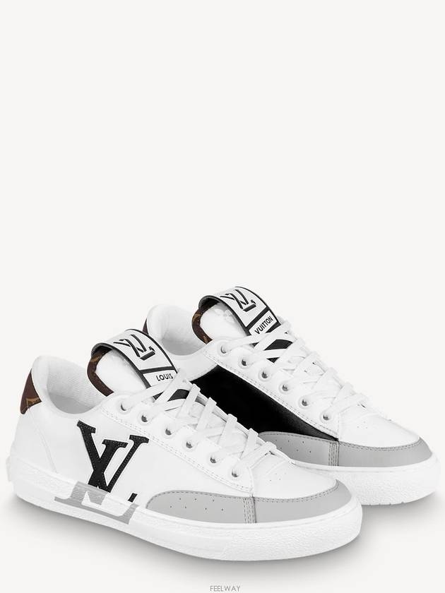 Charlie Logo Low Top Sneakers White - LOUIS VUITTON - BALAAN 3