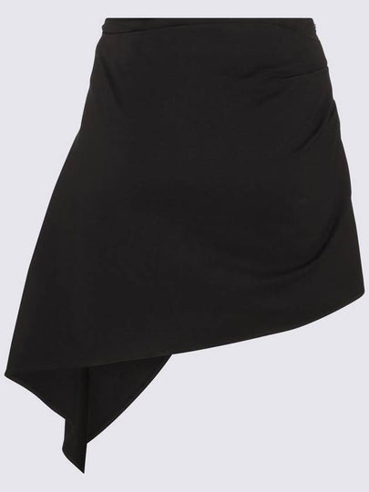 Gauge81 Black Viscose Rivera Mini Skirt - GAUGE81 - BALAAN 2