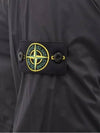 Stone Island Logo Patch Skin Touch Nylon Blend Ribbed Bomber Jacket Black - STONE ISLAND - BALAAN 5