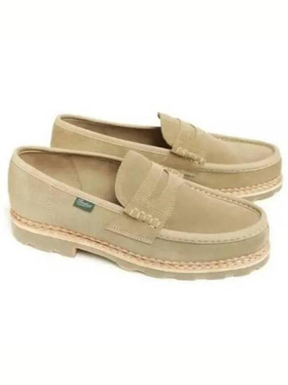 Suede Loafers Sand - PARABOOT - BALAAN 2