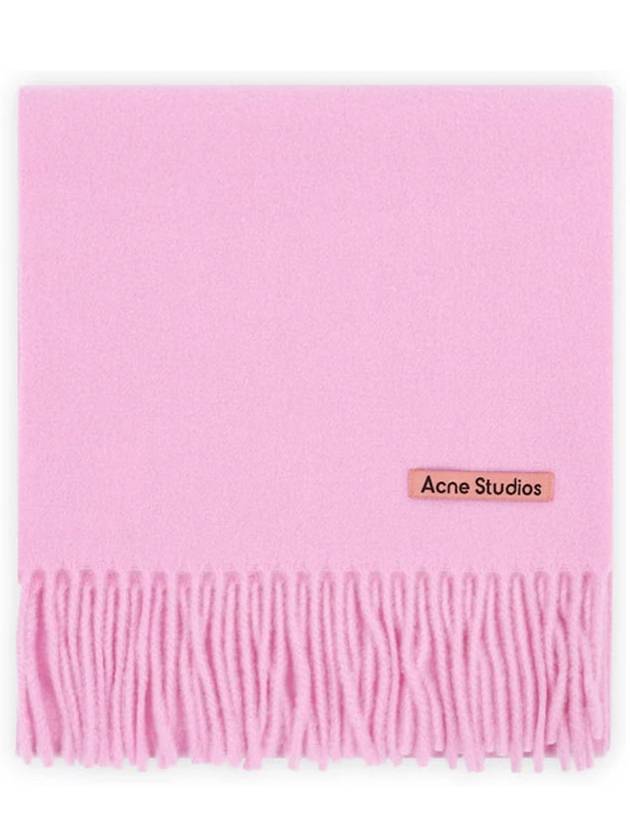 Wool Fringe Muffler Light Pink - ACNE STUDIOS - BALAAN 2