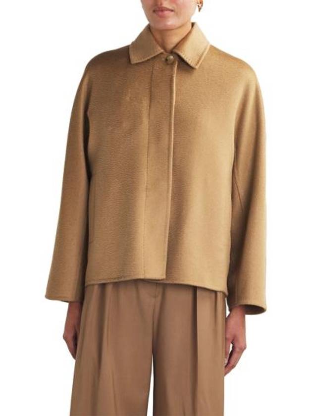 Midas Cashmere Shirt Jacket Brown - MAX MARA - BALAAN 4