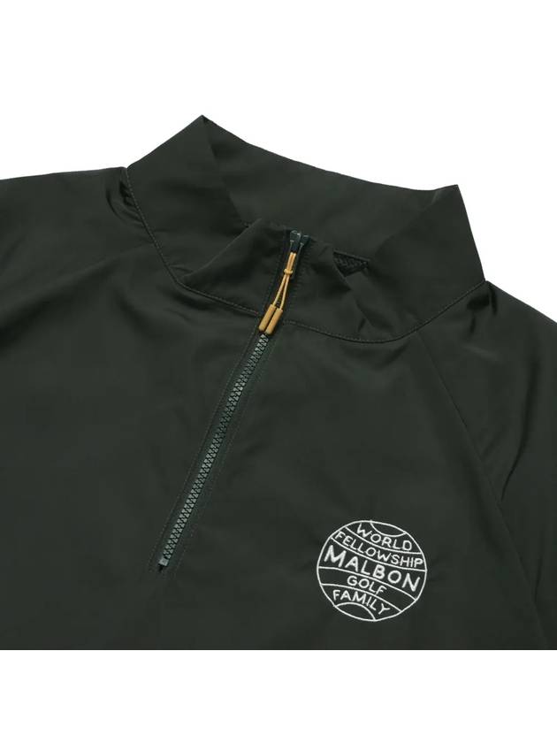 Malbon Men s World Fellowship Windshirt Dark Green - MALBON GOLF - BALAAN 4