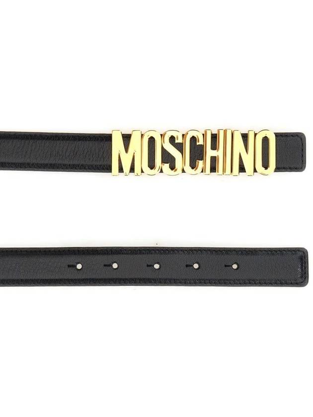 Moschino Belt With Logo - MOSCHINO - BALAAN 2