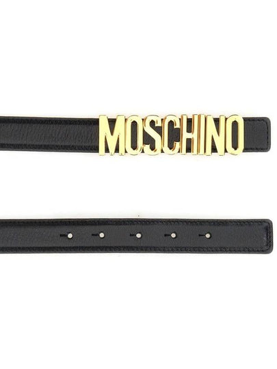 Moschino Belt With Logo - MOSCHINO - BALAAN 2