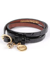 Skull Double Wrap Bracelet Black - ALEXANDER MCQUEEN - 5