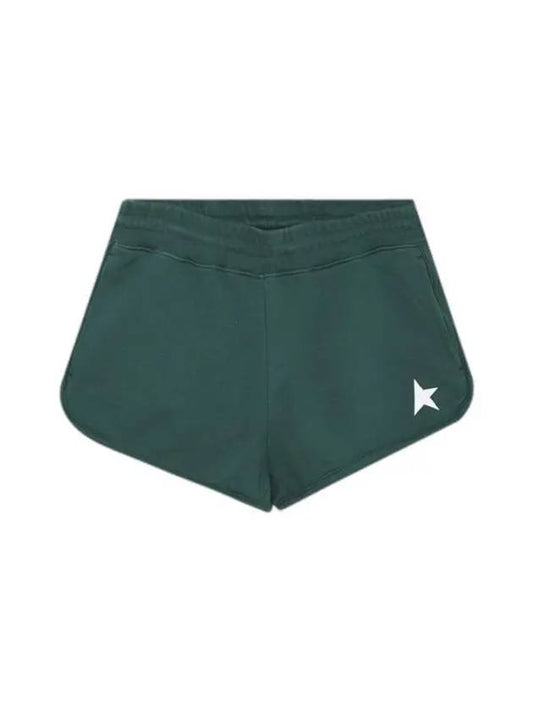 GWP00879 P000869 35825 Star Collection White Star Green Diana Short Pants - GOLDEN GOOSE - BALAAN 2