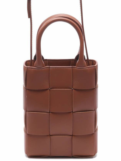 Cassette Mini Tote Bag Wood - BOTTEGA VENETA - BALAAN 2