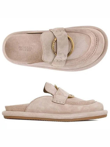 Pink Bell Suede Mule 4M00040 M4121 511 1209684 - MONCLER - BALAAN 1