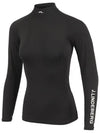 Asa Soft Compression High Neck Long Sleeve T-Shirt Black - J.LINDEBERG - BALAAN 3