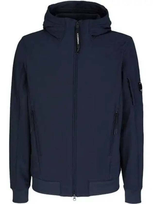 Men's Shell R Lens Wappen Hooded Jacket Navy - CP COMPANY - BALAAN 2