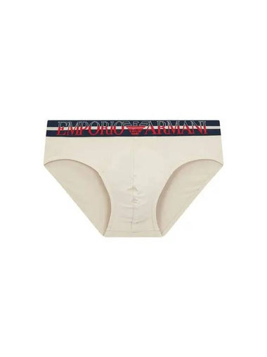 UNDERWEAR Men s Line Logo Banding Briefs Beige - EMPORIO ARMANI - BALAAN 1