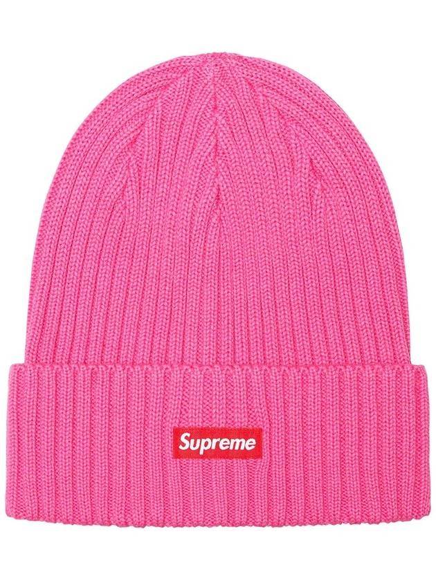 Logo Overdyed Knit Beanie Pink - SUPREME - BALAAN.