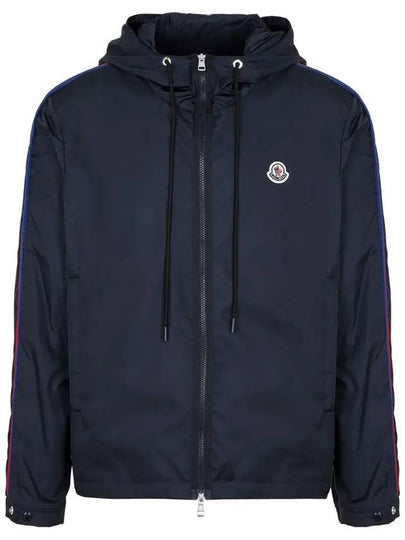 Men's Hattab Hooded Jacket Navy - MONCLER - BALAAN 2