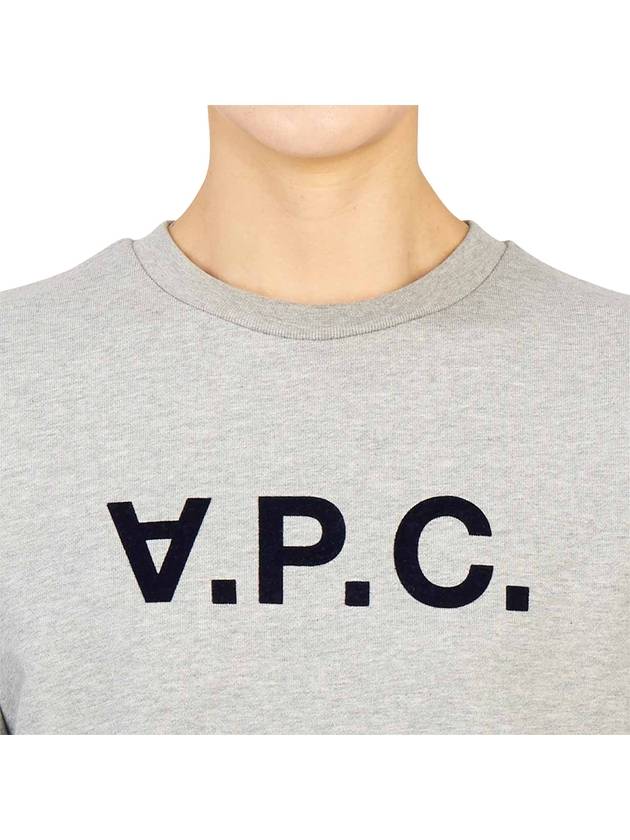 VPC Logo Sweatshirt Grey - A.P.C. - BALAAN 9