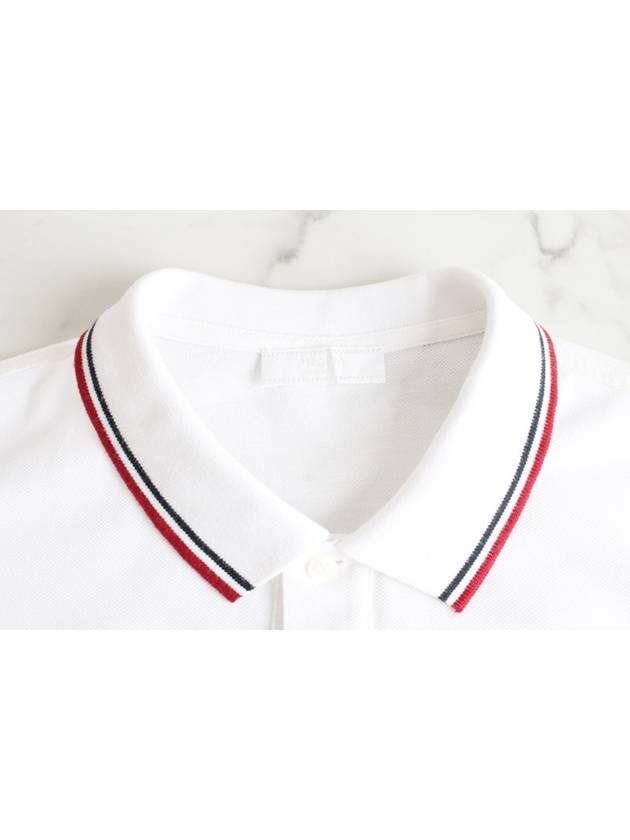 Logo three stripe PK short sleeve collar - PRADA - BALAAN 8