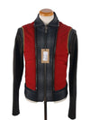 Leather Sleeve Woolen Quilted Vest - DSQUARED2 - BALAAN 4