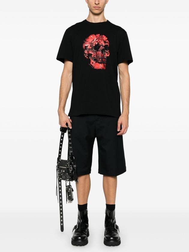 ALEXANDER MCQUEEN T-SHIRT WAX FLOWER - ALEXANDER MCQUEEN - BALAAN 2