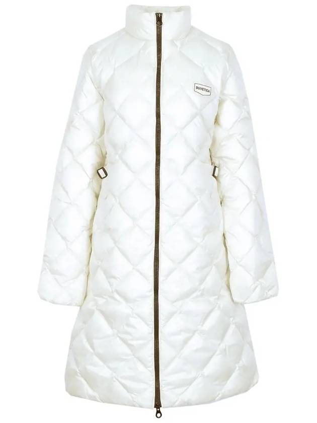 NOSADELLA Quilted Long Padded Jacket Beige VDDJ00225K0001 BGL - DUVETICA - BALAAN 2