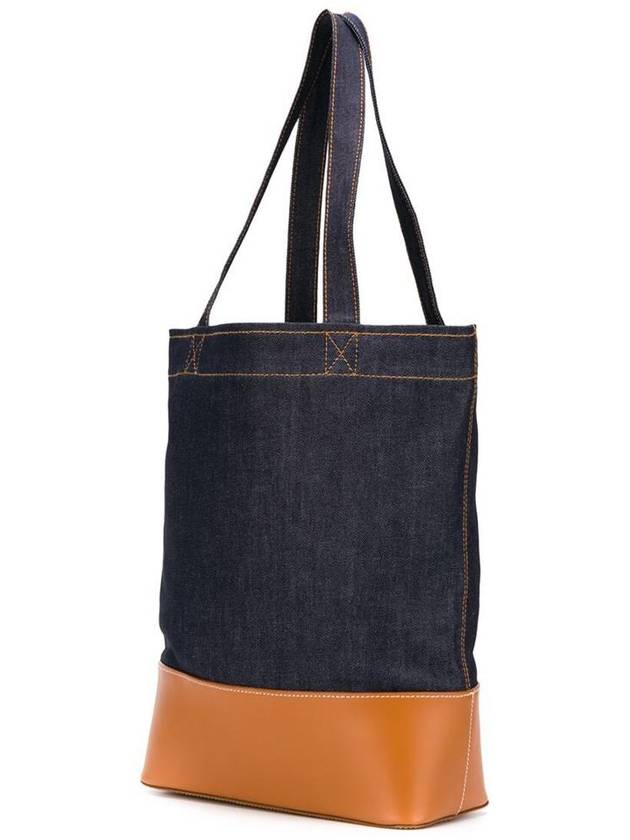 Logo Denim Axelle Tote Bag Navy - A.P.C. - BALAAN 3