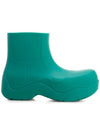 Puddle Rubber Ankle Boots Acid Turquoise - BOTTEGA VENETA - BALAAN.