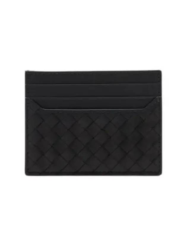 Piccolo Intrecciato Card Holder Black - BOTTEGA VENETA - BALAAN 2