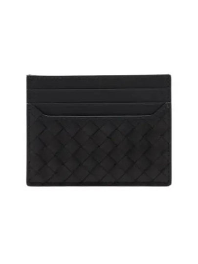 Piccolo Intrecciato Card Holder Black - BOTTEGA VENETA - BALAAN 2