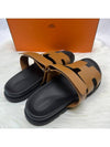 Men s Chypre Sandals Slippers Gold - HERMES - BALAAN 3