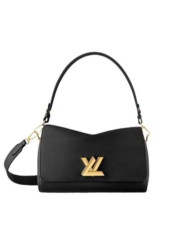 Soft Twist Other Leather Shoulder Bag Black - LOUIS VUITTON - BALAAN 1