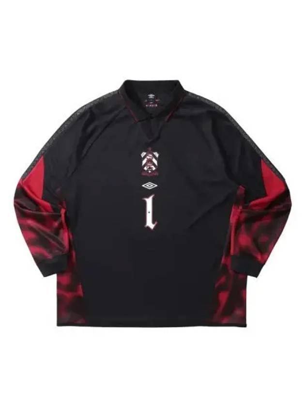 UMBRO SCR Graphic Long Sleeve Jersey Tee Red - UMASQU - BALAAN 1