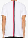 Thom Browne Center Bag Striped Cotton Short Sleeve T Shirt MJS056A - TOM FORD - BALAAN 3