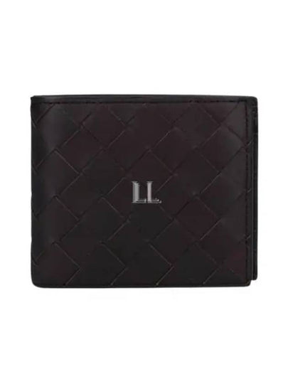 Intrecciato Coin Pocket Bifold Half Wallet Black - BOTTEGA VENETA - BALAAN 2