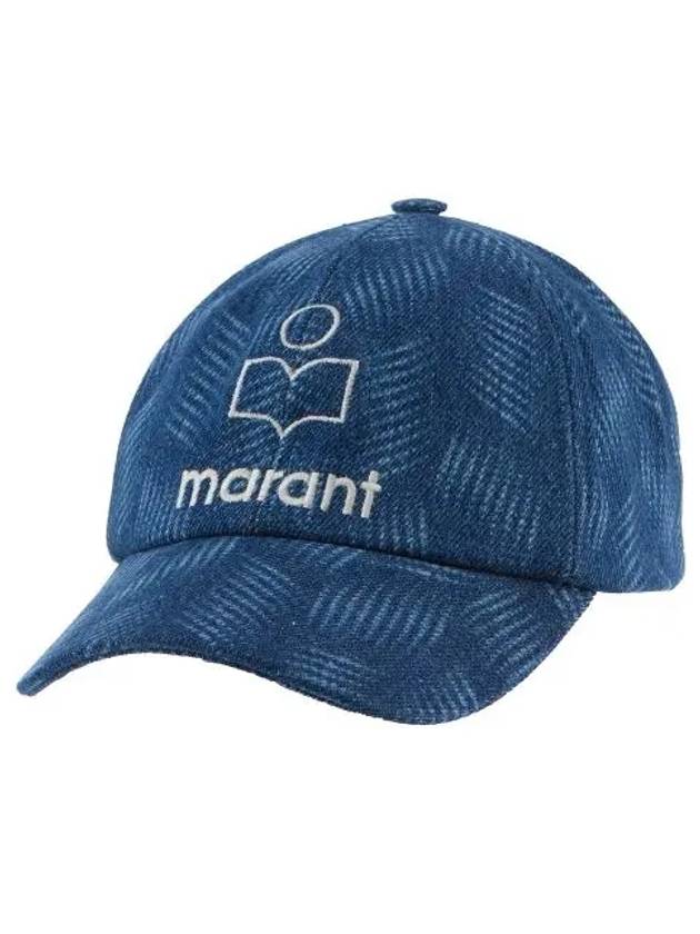 Tyron Logo Ball Cap Blue - ISABEL MARANT - BALAAN 3