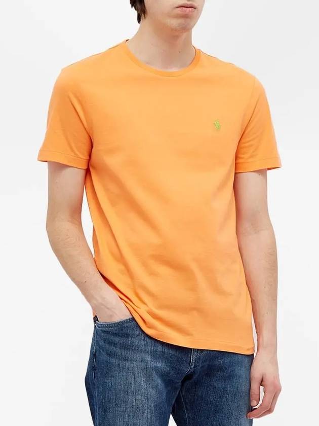 Green Pony Custom Slim Fit Short Sleeve T shirt Orange Men s 200205 - POLO RALPH LAUREN - BALAAN 4