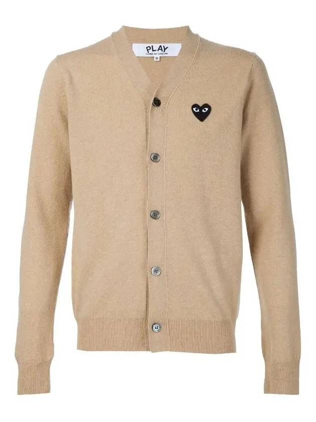 Comme des Garçons Black Wappen Cardigan Beige Men's Cardigan AZ N024 051 3 - GOLDEN GOOSE - BALAAN 1