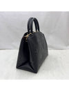 Petit Palais Monogram Empreinte Tote Bag Black - LOUIS VUITTON - BALAAN 4