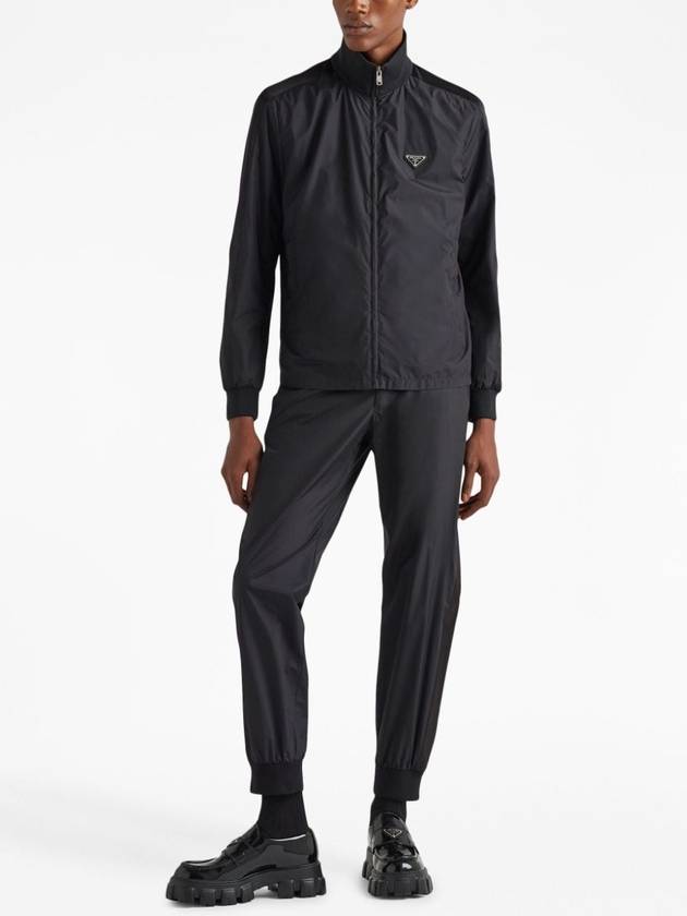 Silk blend track pants black - PRADA - BALAAN 3