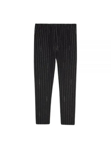 x STUSSY NRG Striped Wool Pants Black - NIKE - BALAAN 1