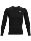 Men's Heat Gear Compression Long Sleeve T-Shirt Black - UNDER ARMOUR - BALAAN 2