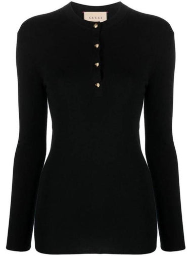 Shirt BLACK - GUCCI - BALAAN 1